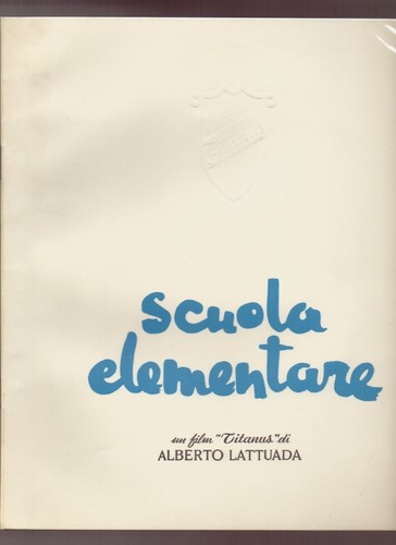 Brochure del film - , «scuola
