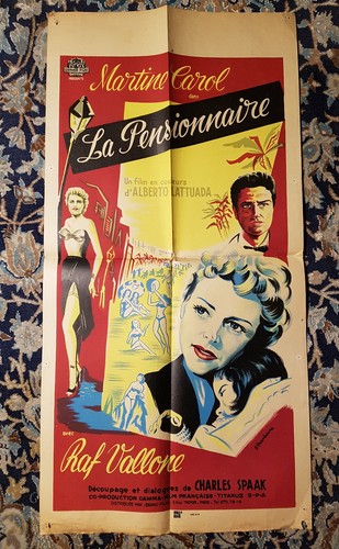 Affiche 1954 pensionnaire - la,